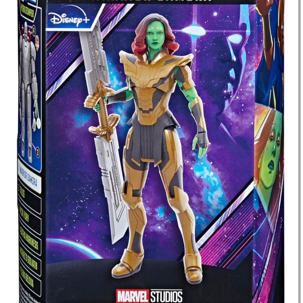 Marvel Action Figure with Gold and Green Armor
